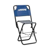 Marine Pesca Accesorios Plegable de Pesca M-CDP Metal Poliester. Gris/Azul