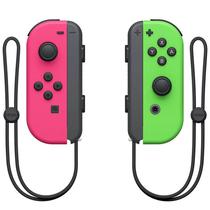 Controle Nintendo Switch Joy-Con L/R Hac A Jahaa com Correia - Pink/Green