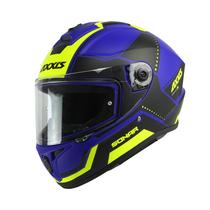 Capacete Axxis Draken s Sonar E7 - Fechado - Tamanho M - Matt Blue