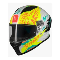 Capacete MT Helmets Stinger 2 Ardent A3 - Fechado - Tamanho L - Gloss