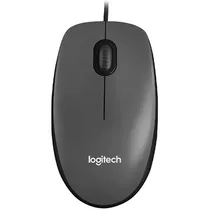 Mouse Óptico Logitech M90 USB 1.000 Dpi - Preto