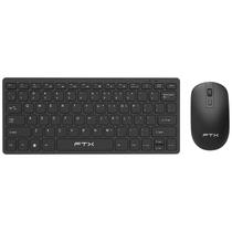 Teclado FTX Wireless + Mouse FTXGK03 Espanhol - Preto