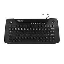 Teclado Satellite AK-833 USB com Fio - Espanhol/Preto