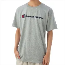 Remera Champion Mens Sleeve JSY Tee Oxford Gray