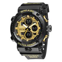 Relogio Smael 8038 GDBK Gold Black