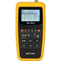 Localizador de Satelite Satlink WS-6933 2.1" com Micro USB - Preto/Amarelo