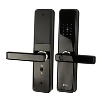 Fechadura Elétrica Siera SLK50 - Impressão Digital/Código Secreto/Aplicativo - Preto