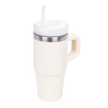 Copo Térmico com Alça 400ML - Creme