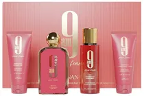 Kit Perfume Afnan 9AM Edp+Shower Gel+Body Lotion 3 de 100ML+Body Mist 150ML