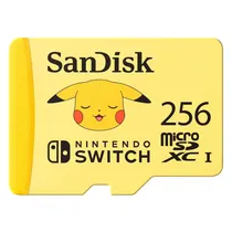 Cartao de Memoria Micro SD Sandisk Nintendo Switch 256GB 100MBS - SDSQXAO-256G-GN6ZK