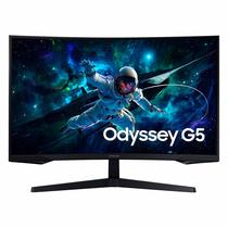 Monitor Gamer Samsung Odyssey G5 LS32CG552EN 32" Quad HD Curvo 165HZ HDMI - Preto