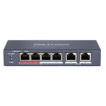 Hub Switch Hikvision 04P DS-3E0106P-e/M 10/100MBPS