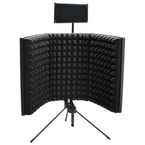 Protetor de Isolamento Sate A-MK31 Pop Filter para Gravação - Preto