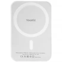 Cargador Portátil Yookie Y062 USB-C c/Magnetica Blanco