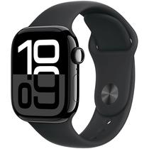 Apple Watch Series 10 de 46MM MWWQ3LW/A GPS M/L - Caixa Aluminio Jet Black / Sport Band