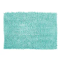 Tapete de Chenilla para Banheiro 45X70CM - Azul