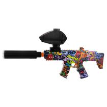 Brinquedo Arma de Gel Scar-L - Recarregavel - Laranja/Preto