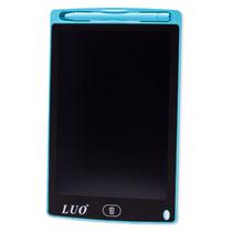 Painel de Escritura Tablet Luo LCD 8.5" Pulegadas LU-A71 Digital Grafico Eletronico Portatil Placa de Desenho Manuscrito Pad para Criancas Adultos Casa Escola Escritorio - Azul Claro