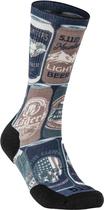 Meias 5.11 Tactical Sock & Awe Crew 99 Beers Sock 10041DI-676 Blue (1 Par)