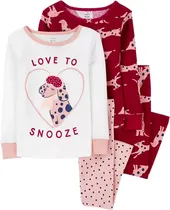Conjunto de Pijama Carter's 2O585010 - Feminina (4 Peças)