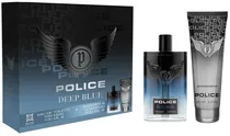 Kit Perfume Police Deep Blue Edt 100ML+Shampoo&Shower 100ML - Masculino