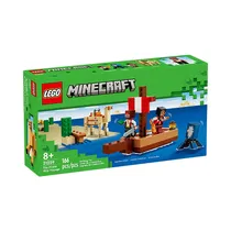 Juguete de ConstruccióN Lego Minecraft The Pirate Ship Voyage 21259 166 Piezas