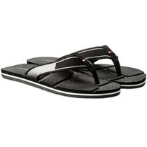 Chinelo Tommy Hilfiger Masculino FM0FM01368020-020 42 Preto Azulado