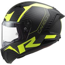 Capacete para Moto LS2 Thunder Carbon RACING1 FF805 - Tamanho XL (61-62) - Preto/Verde