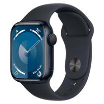 Apple Watch Series 9 *Swap A* MR9A3LL/A Caixa Aluminio 45MM Meia Noite - Esportiva Meia Noite (Garantia 12/2024)