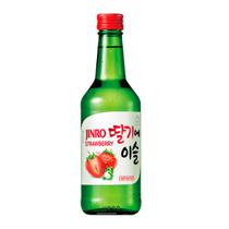 Bebida Coreana Alcoolica 13% Soju Morango 360ML Jinro