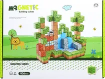 Cubos Magnéticos de Construção Magnetic Chuang Huang - CH1324 (106 Pçs)