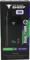 Vape Descartável The Black Sheep 30K Menthol/Watermelon Green Apple - 30000PUFFS