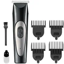 Máquina de Cortar Cabelo HTC At- 117 5 Watts Recarregável - Preto/Prata