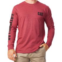 Camiseta Caterpillar Masculino Trademark Banner XL Bordo - 1510034-12123