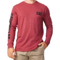 Camiseta Caterpillar Masculino Trademark Banner M Bordó - 1510034-12123