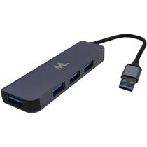 Hub USB Mtek HB-403 com 4 Portas USB 3.0 - Preto