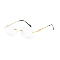 Armação para Óculos de Grau Visard Mod.7022 Col.01 Tam. 52-18-140MM - Dourado