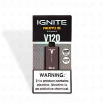 Ignite Vaper Desechable V120 Black 12000 Puffs Pineapple Ice