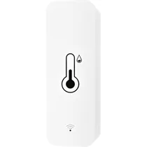 Sensor de Temperatura e Umidade Moes ZSS-WSS-FL-TH-A - Branco