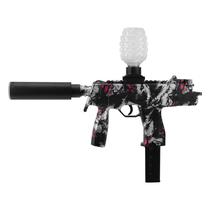 Brinquedo Arma de Gel MP9 - Recarregavel - Preto/Prata