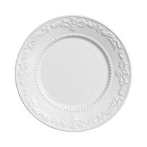 Plato para Postre Porto Brasil Acanthus 61484 20.5 CM Blanco