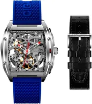Relogio Masculino Ciga Design Z031-SISI-W15BU Skeleton Mechanical Watch Z Series Blue