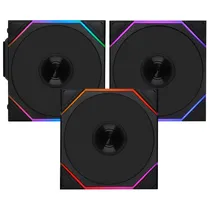 Cooler para Gabinete Lian Li Uni Fan TL Wireless 120 Reverse Blade 12X12 Argb Preto - Kit com 3 (12RTL1W3B)