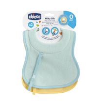 Chicco Nursery Babero 0M+2PCS Azul Detalles En El Producto 0M+ Azul