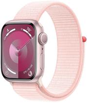 Apple Watch S9 (GPS) Caixa Aluminio Pink 41MM Pulseira Loop Light Pink MR953LL