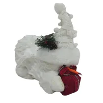 Figura Natalina Boneco de Neve 21X11X22CM