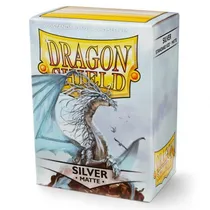 Dragon Shield Sleeves Standard-Matte Silver (100CT.) 1008