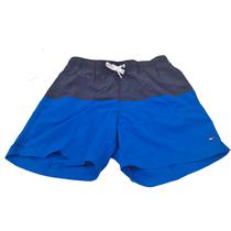 Short de Praia Tommy Hilfiger Masculino UB0UB00121-982 10 - Preto Azul