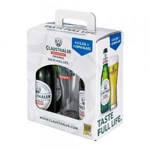 Cerveja Clausthaler Classic Kit 4LN+Copo