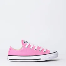 Calzado Converse All Star Infantil Cano Corto Rosa